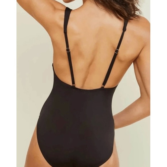 Andie Swim The Sardinia One Piece Swimsuit Black AO017-BLK-M Womens Size M NEW - Picture 9 of 11